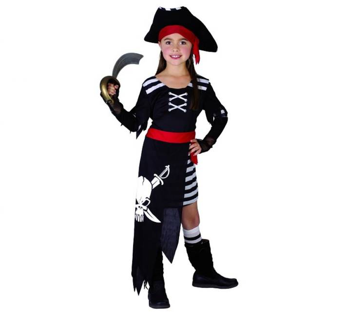 Piratka strój dla dziewczynki