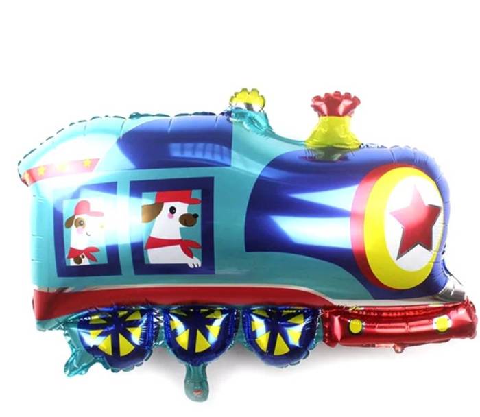 Pociąg lokomotywa balon foliowy 72 cm
