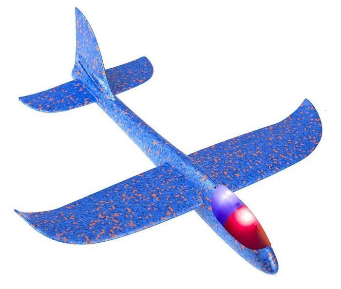 Samolot szybowiec styropianowy LED zabawka dla dzieci 47 cm