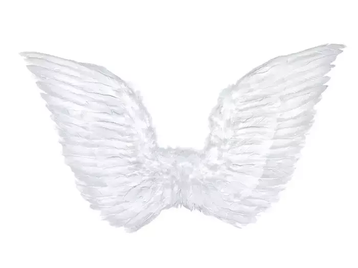 Skrzydła anioła duże BIAŁE 75 x 45 cm