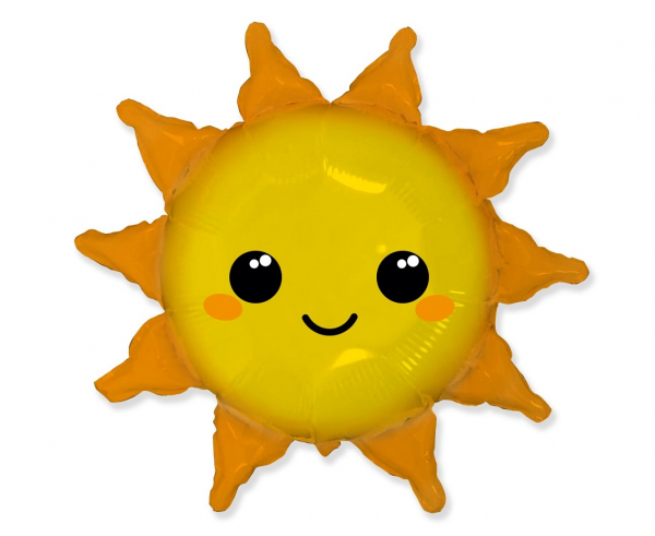 Słoneczko słońce balon foliowy 24"
