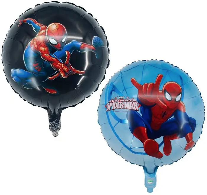 Spiderman balon foliowy dwustronny okrągły 18''