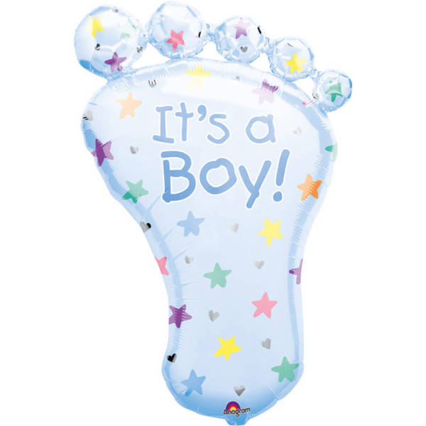 Stópka It's a Boy! Stópka Baby Shower balon foliowy Anagram 36''