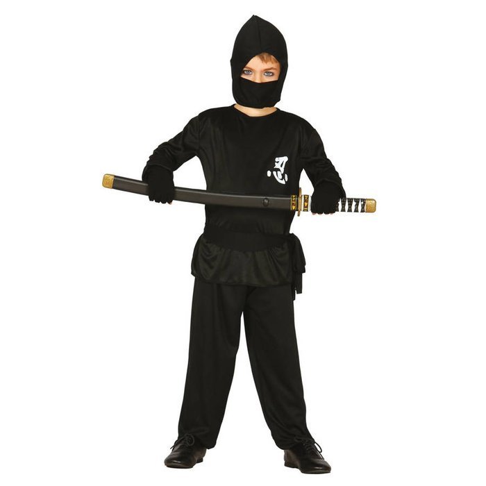 Strój dla dziecka czarny Ninja 