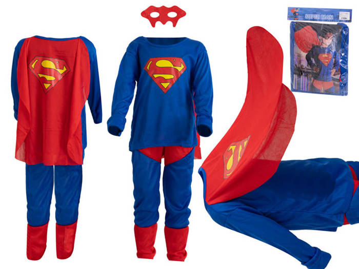 Strój kostium SUPERMAN dla dzieci 110-120 cm