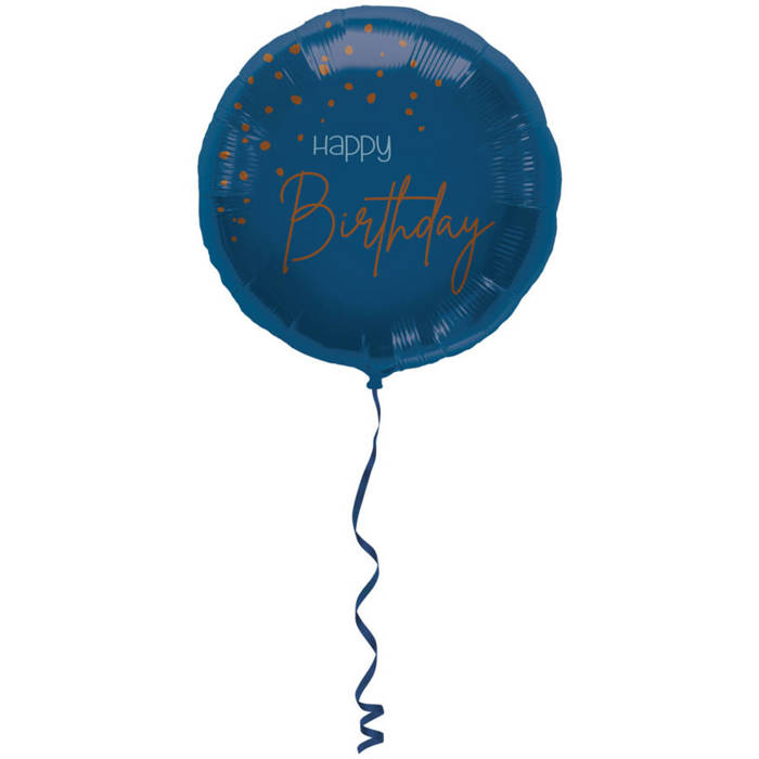 Stylowy Balon foliowy Happy Birthday 45cm