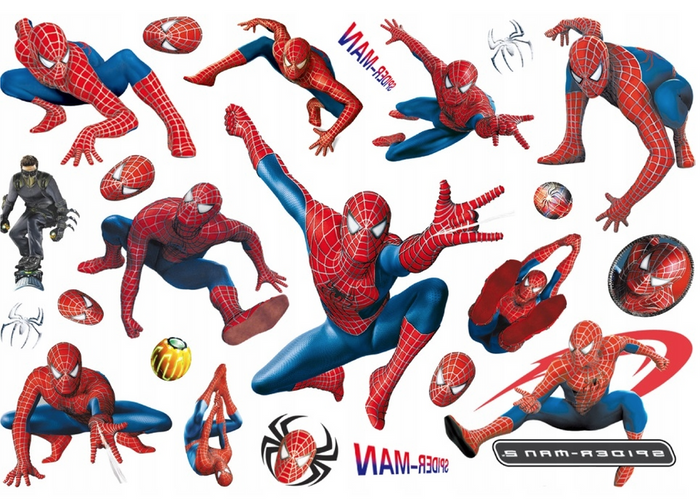 Tatuaże zmywalne/ wodne dla dzieci Spiderman Superbohater