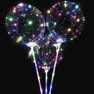 ZESTAW 10 szt balon + LED + patyczek