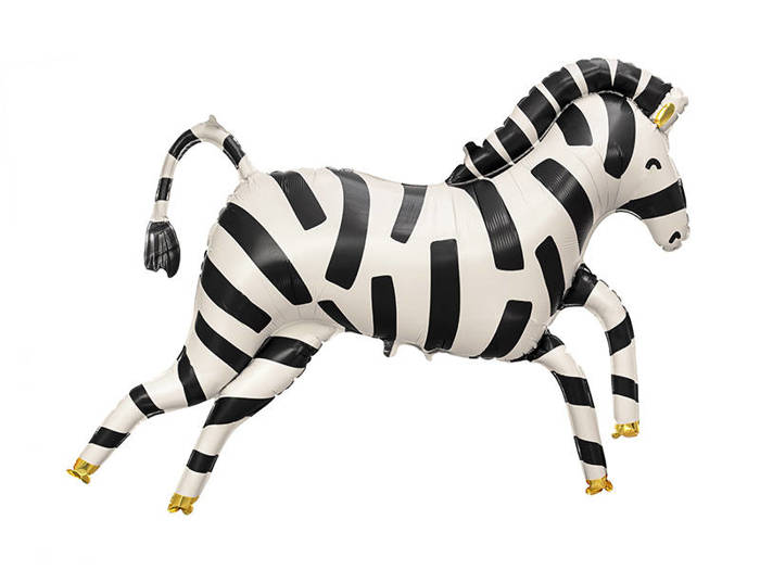 Zebra balon foliowy 115 x 85 cm