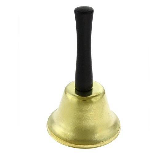 Złoty dzwonek Mikołaja 12cm