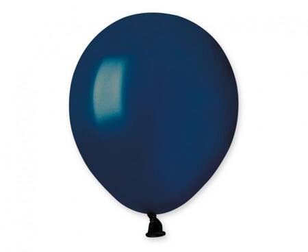 Balon Gemar jednokolorowy 5 cali 100 szt. Navy Granatowy