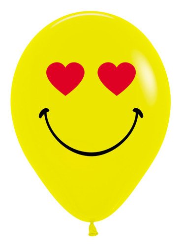 Balon Sempertex Uśmiech 12'' 1 szt serca