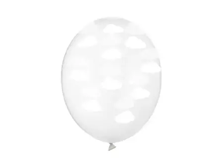 Balon gumowy Chmurki Crystal Clear 30 cm 1 szt.