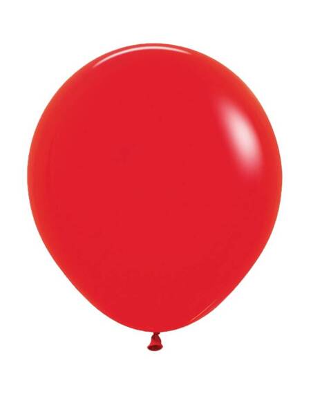 Balon lateksowy 18" Sempertex Solid 1 szt. Red