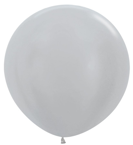 Balony Kula Sempertex Satin 36'' 10 szt. Silver