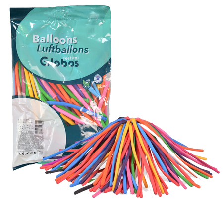 Balony do modelowania Globos Q260 MIX 50szt.