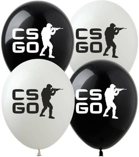 Counter-Strike CS:GO balon gumowy z nadrukiem 1 szt. mix