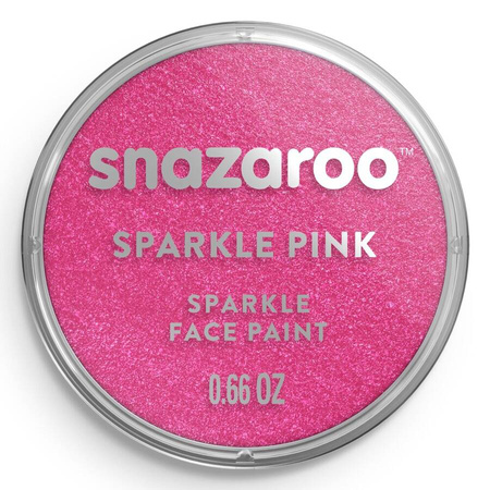 Farba do twarzy i ciała SPARKLE z połyskiem Snazaroo 18ml