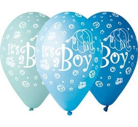 Gemar 12 cali 5 szt It's a Boy balony