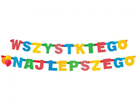 Girlanda "Wszystkiego Najlepszego"