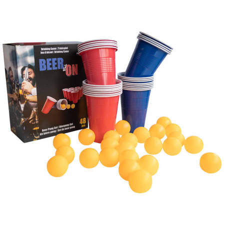 Gra imprezowa alkoholowa BEER PONG zestaw