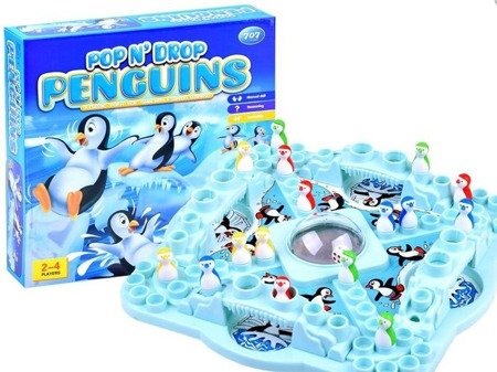 Gra rodzinna Wyścig Pingwinów Chińczyk