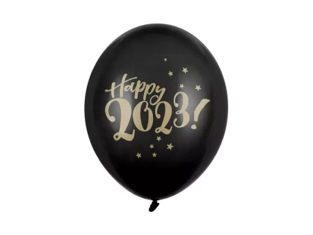 Happy 2023 balony Sylwester 12" 1 szt.