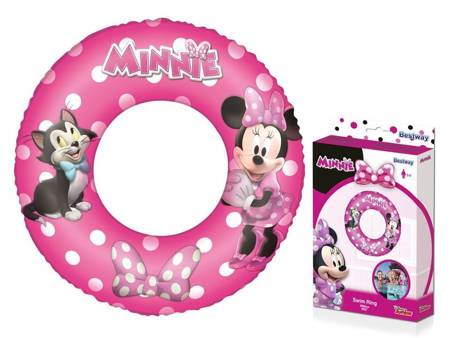 Koło dmuchane do pływania 56 cm Disney Minnie