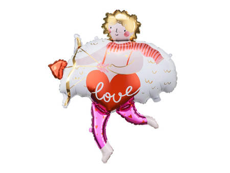 Kupidyn Love balon foliowy 82x99 cm