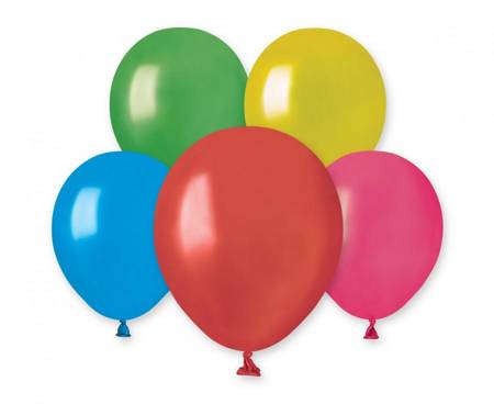 MIX Metallic 5 cali 100szt Gemar balony