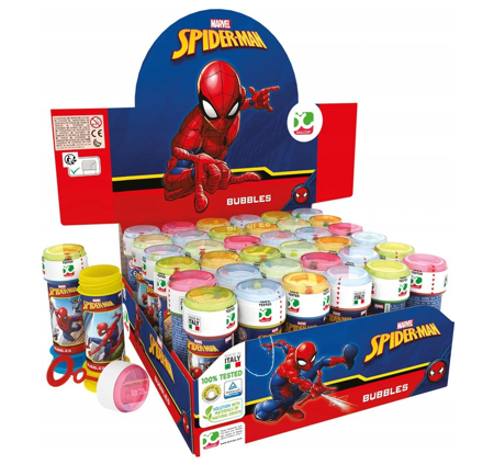 Małe bańki mydlane 60 ml Spiderman