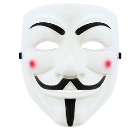 Maska protestu AKTA  V jak Vendetta