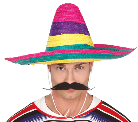 Meksykański kapelusz Kolorowe Sombrero