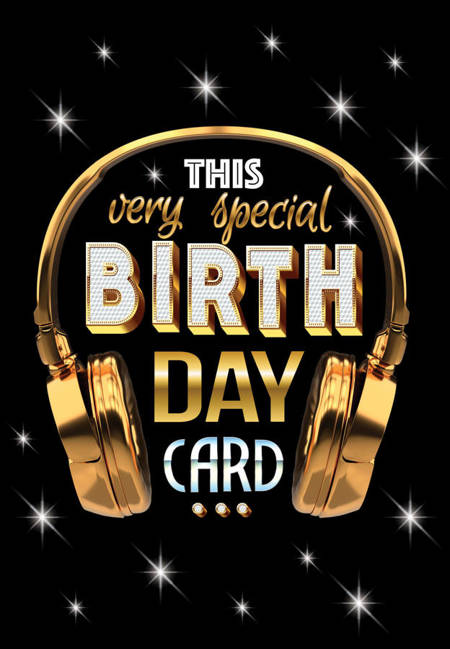Muzyczna kartka grająca okolicznościowa urodzinowa Happy Birthday A5