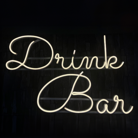 Napis LED neon - Drink Bar