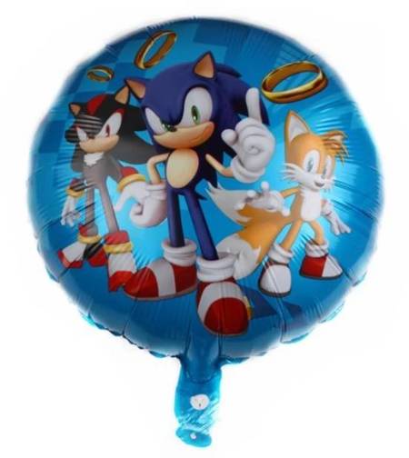 SONIC okrągły balon foliowy 18"