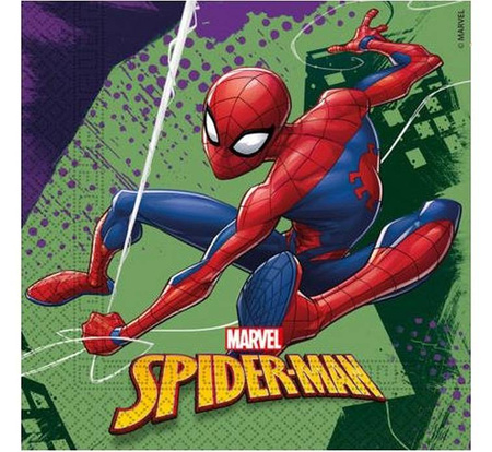 Serwetki Spiderman papierowe 33x33 cm 20 szt.