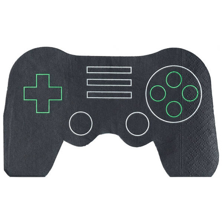 Serwetki papierowe Gaming Party GAMEPAD 16,5 cm 16 szt.