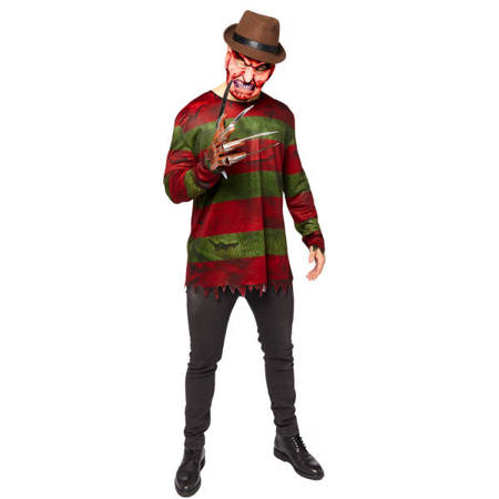 Strój dla dorosłych Freddy Kruger halloween