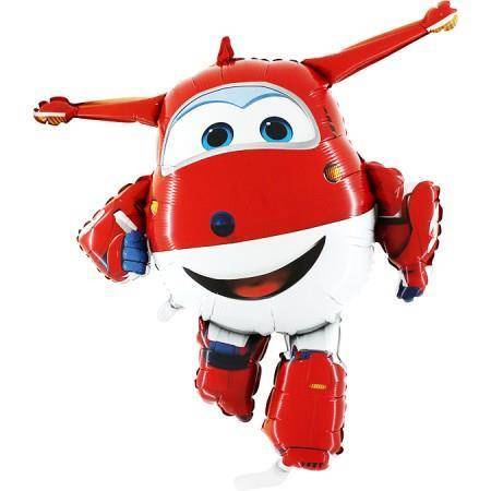 Super Wings Jett Dżetek Samolot balon foliowy 21"