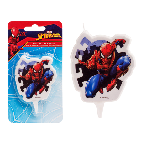 Świeczka urodzinowa na tort Spiderman Marvel 7 cm