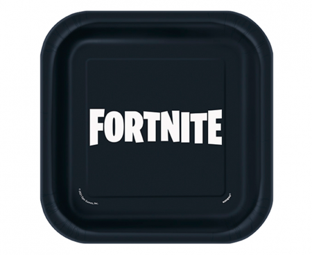 Talerzyki papierowe Fortnite 18 cm 8 szt.