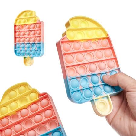 Zabawka sensoryczna Push Bubble Pop Fidget - lód tęczowy