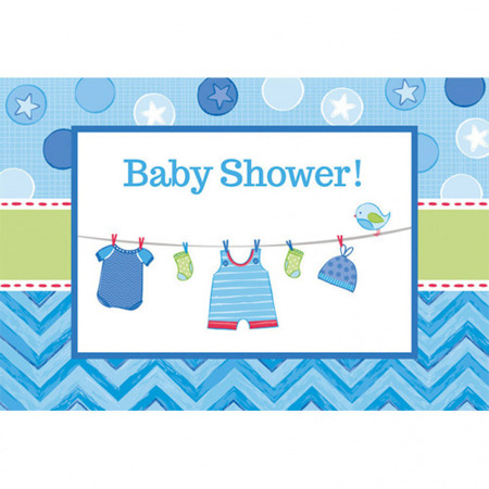 Zaproszenie Baby Shower 8szt