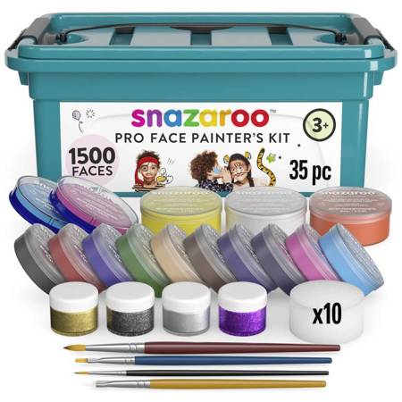 Zestaw BOX 1500 Farby do malowania twarzy i ciała Snazaroo 